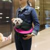 Pet Carrier for Dogs Cats Hand Free Sling Adjustable Padded Strap Tote Bag Breathable Shoulder Bag Carrying Small Dog Cat